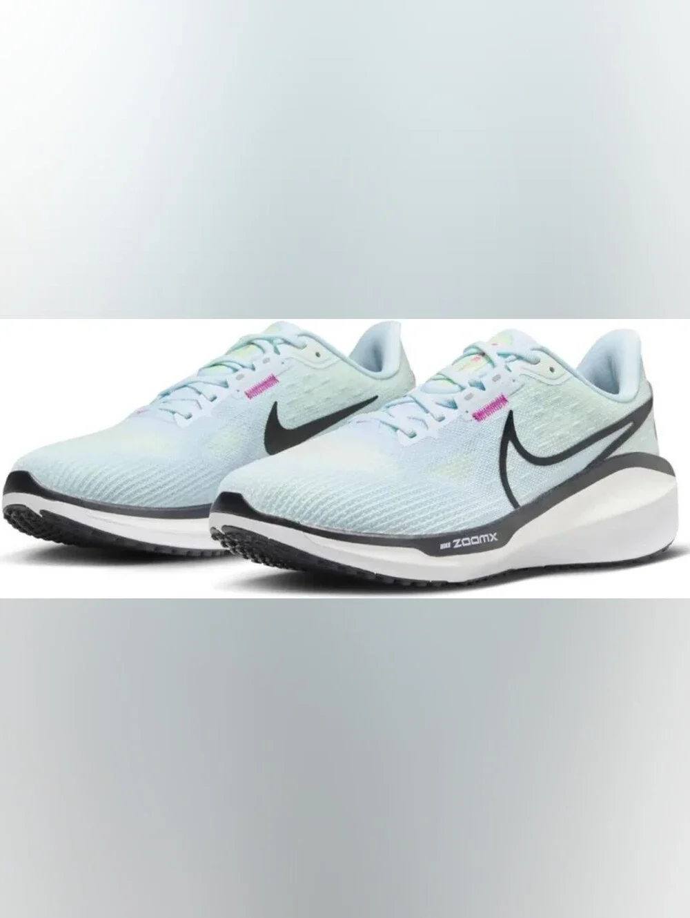 Nike Zoom Vomero 17 Women Sneakers - Glacier Blue/barely Green/vapor Green - Picture 7 of 7